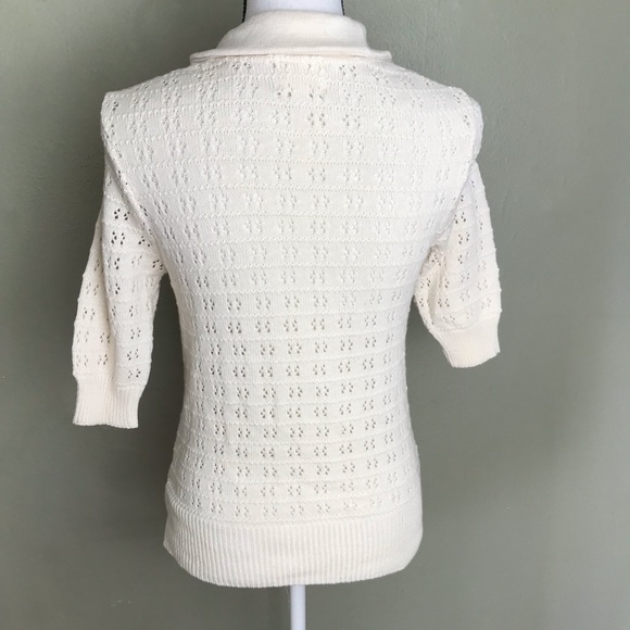 Pins & Needles Pointelle Collar Pullover Size S - Picture 4 of 6